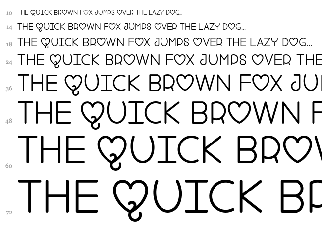 Fool For Love font waterfall